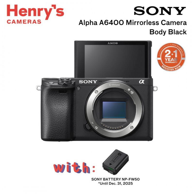 SONY ALPHA a6400 (BODY) BLACK